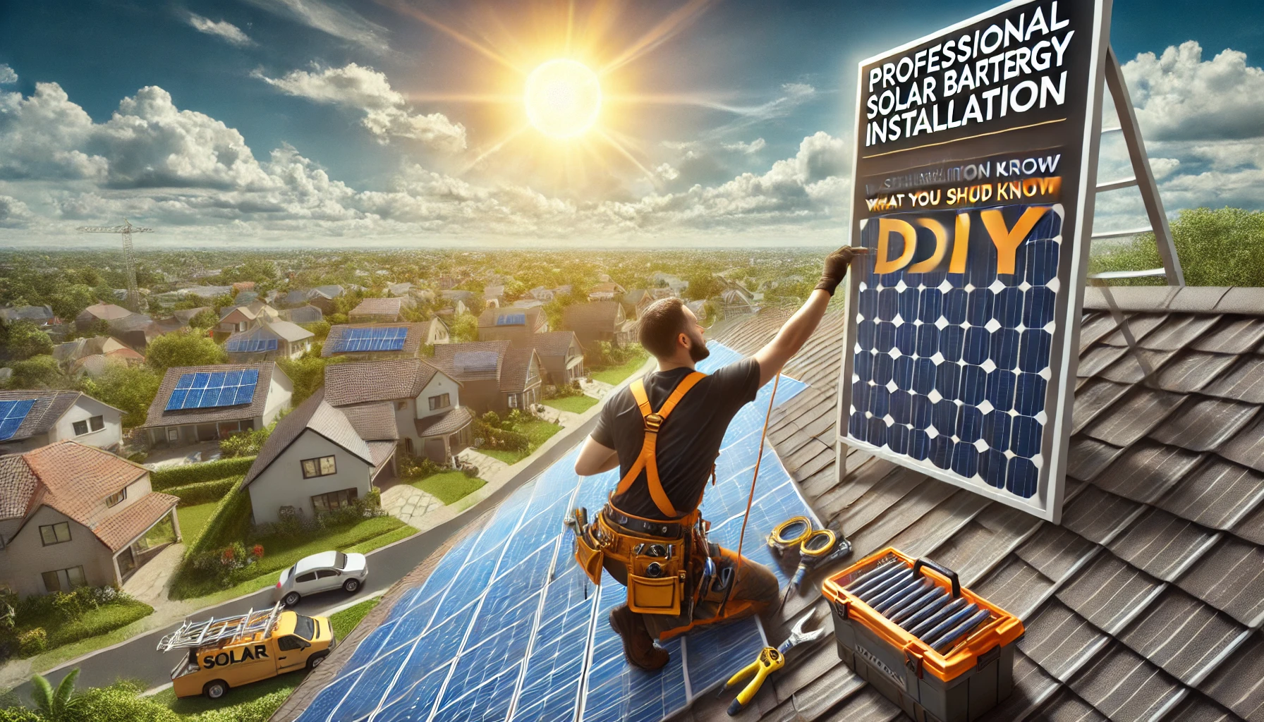 Professional Solar Battery Installation Vs. Diy: What You Should Know