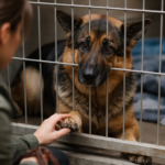 Sad German Shepherd Adoption