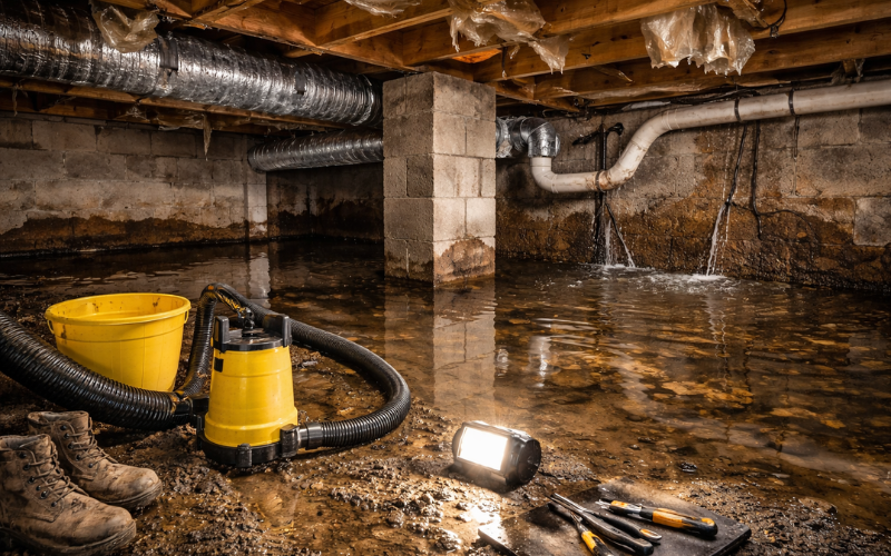 Water In Crawl Space