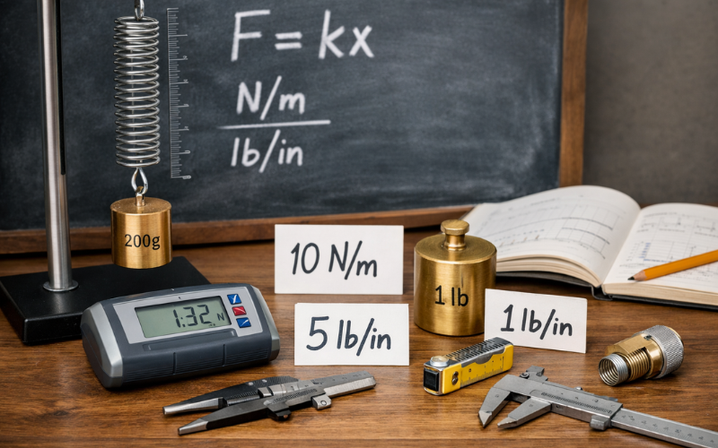 Units Spring Constant